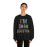 Printify I'm So Eggstra Sweatshirt 