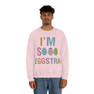 Printify I'm So Eggstra Sweatshirt 