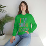 Printify I'm So Eggstra Sweatshirt 