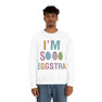 Printify I'm So Eggstra Sweatshirt 