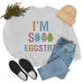 Printify I'm So Eggstra Sweatshirt 