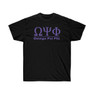 Printify Omega Psi Phi Bar Design Tees 