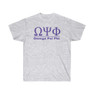 Printify Omega Psi Phi Bar Design Tees 