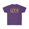 Printify Omega Psi Phi Bar Design Tees 