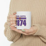 Sigma Kappa Established Year Coffee Mug