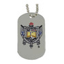 National Sportswear Emblem Sigma Gamma Rho Double-Sided Dog Tag W/Chain 