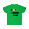 I Love Italian Boys Italian T-Shirt