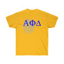  Alpha Phi Delta Greek Cotton Crest Tee 