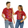 Teach Bravery, Spread Kindness, Accept Difference Bella Canvas T-shirts