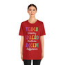 Teach Bravery, Spread Kindness, Accept Difference Bella Canvas T-shirts 