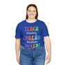  Teach Bravery, Spread Kindness, Accept Difference Bella Canvas T-shirts 