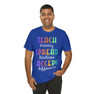  Teach Bravery, Spread Kindness, Accept Difference Bella Canvas T-shirts 