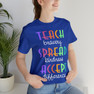  Teach Bravery, Spread Kindness, Accept Difference Bella Canvas T-shirts 