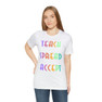  Teach Bravery, Spread Kindness, Accept Difference Bella Canvas T-shirts 