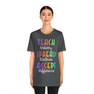  Teach Bravery, Spread Kindness, Accept Difference Bella Canvas T-shirts 