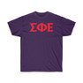 Sigma Phi Epsilon Letter T-Shirt