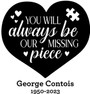  You Will Always be Our Missing Piece Sticker 
