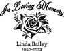 In Loving Memory Of Rose Sticker