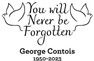 You Will Never Be Forgotten Doves In Memory Sticker