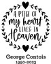 A Piece Of My Heart Is In Heaven Sticker