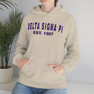 Delta Sigma Pi Established Hooded Sweatshirts