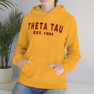 Theta Tau Established Hooded Sweatshirts