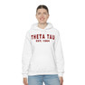 Theta Tau Established Hooded Sweatshirts