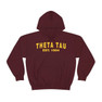  Theta Tau Established Hooded Sweatshirts 