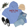  Theta Tau Established Hooded Sweatshirts 