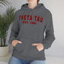  Theta Tau Established Hooded Sweatshirts 