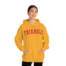 Triangle Letterman Hooded Sweatshirts