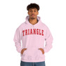 Triangle Letterman Hooded Sweatshirts