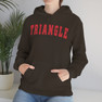 Triangle Letterman Hooded Sweatshirts