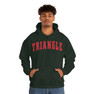 Triangle Letterman Hooded Sweatshirts