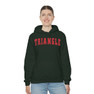 Triangle Letterman Hooded Sweatshirts