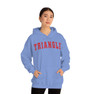 Triangle Letterman Hooded Sweatshirts