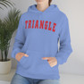 Triangle Letterman Hooded Sweatshirts