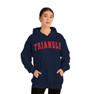 Triangle Letterman Hooded Sweatshirts