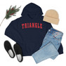 Triangle Letterman Hooded Sweatshirts