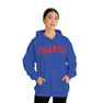 Triangle Letterman Hooded Sweatshirts