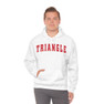 Triangle Letterman Hooded Sweatshirts