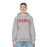 Triangle Letterman Hooded Sweatshirts