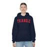  Triangle Letterman Hooded Sweatshirts 