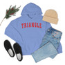  Triangle Letterman Hooded Sweatshirts 