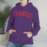 Triangle Letterman Hooded Sweatshirts 