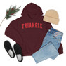  Triangle Letterman Hooded Sweatshirts 