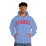  Triangle Letterman Hooded Sweatshirts 