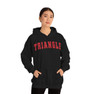  Triangle Letterman Hooded Sweatshirts 