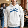 Zeta Beta Tau Tail Hooded Sweatshirts