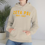  Zeta Psi Established Hooded Sweatshirts 